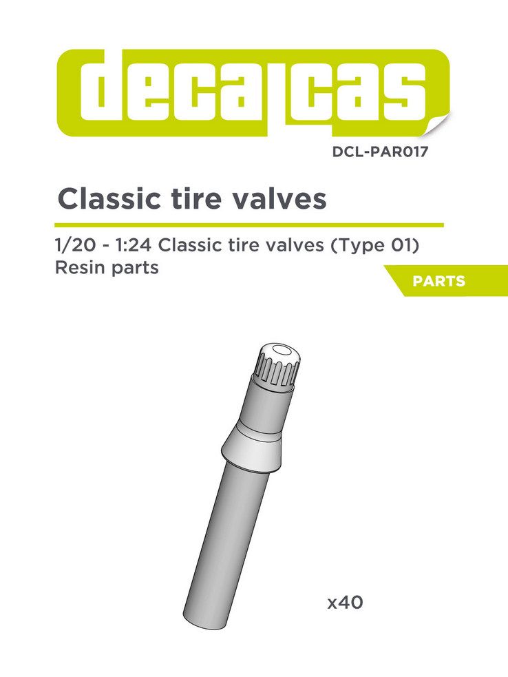 Decalcas PAR017 Classic tire valves