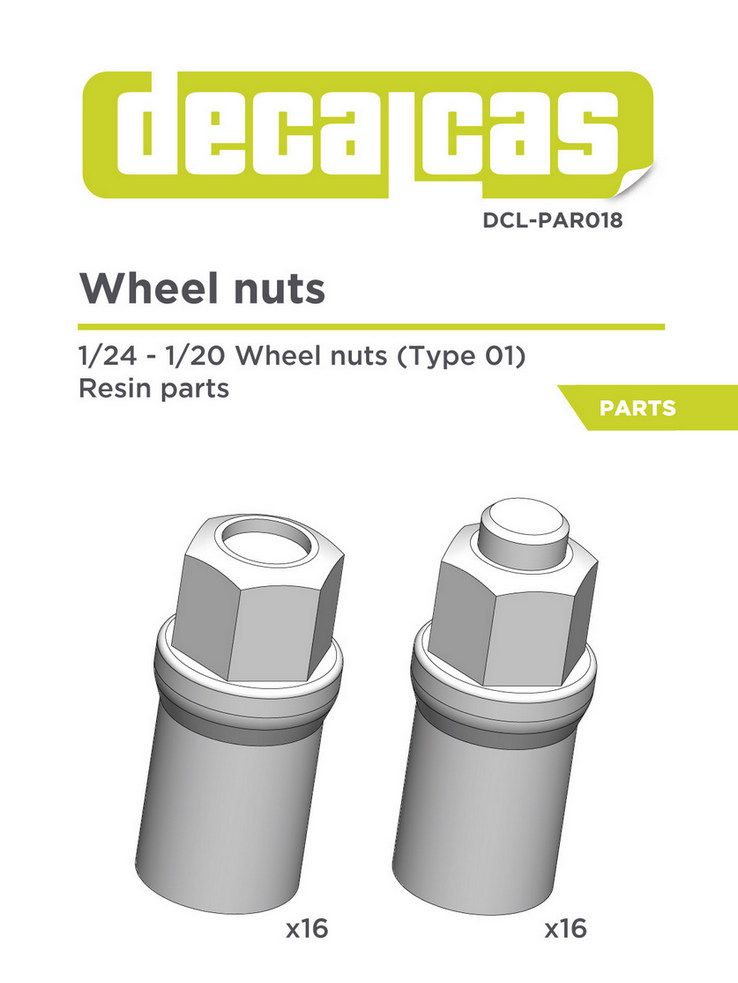 Decalcas PAR018 Wheel Nuts