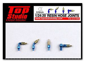 Top Studio TD23198 1/24-20 (0.9mm) resin hose joints