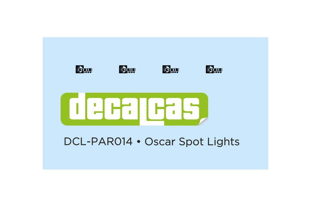 Decalcas PAR014 Oscar Spot Lights 1/24