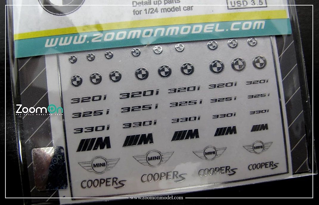 ZoomOn ZD024 BMW logo metal sticker