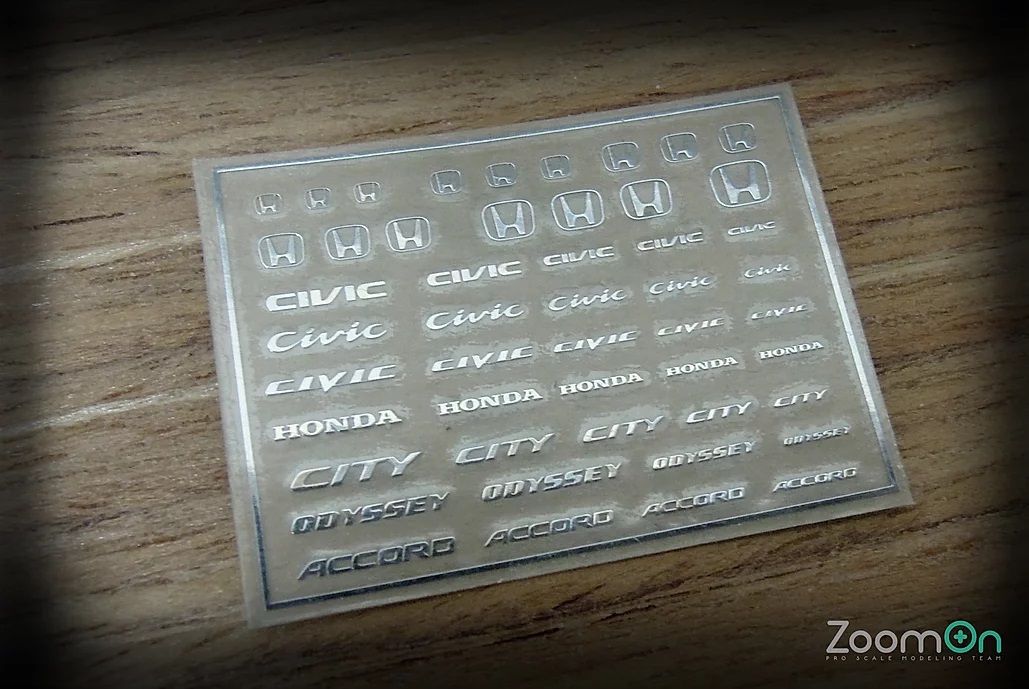 ZoomOn ZD031 Honda logo(B)metal sticker