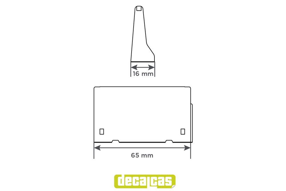Decalcas PAR030 Jersey barriers (type 01) 1/24, 1/20
