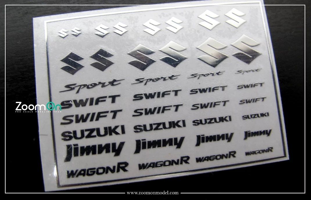 ZoomOn ZD035 Suzuki metal sticker