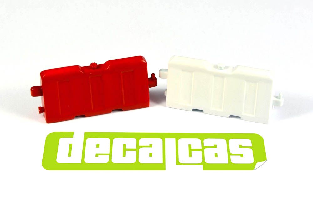 Decalcas PAR029 Plastic traffic barriers (type 01) 1/24