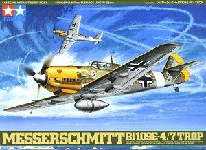 Tamiya 61063 Messeserschmitt Bf109E-4-7 Trop