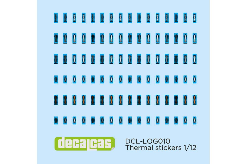 Decalcas LOG010 Decal 1/12 - Thermal stickers