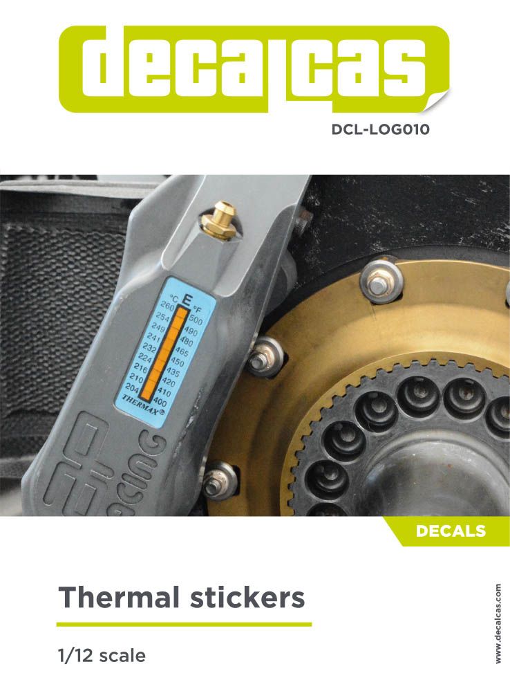 Decalcas LOG010 Decal 1/12 - Thermal stickers