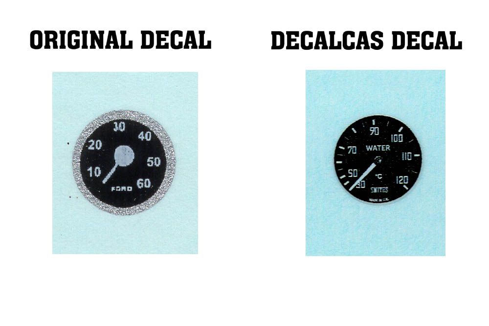 Decalcas DEC057 Ford GT40 Mk II Dashboard