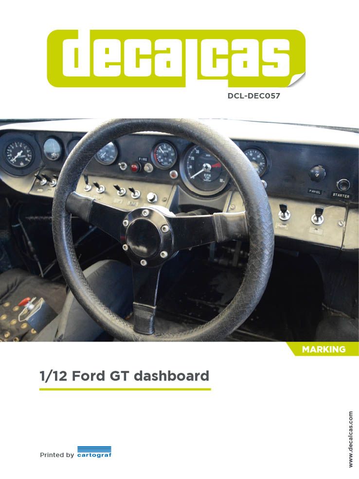 Decalcas DEC057 Ford GT40 Mk II Dashboard