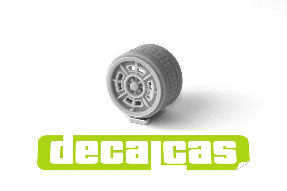 Decalcas PAR039 Abarth Cromodora CD68 rims for Fiat 131 Abarth