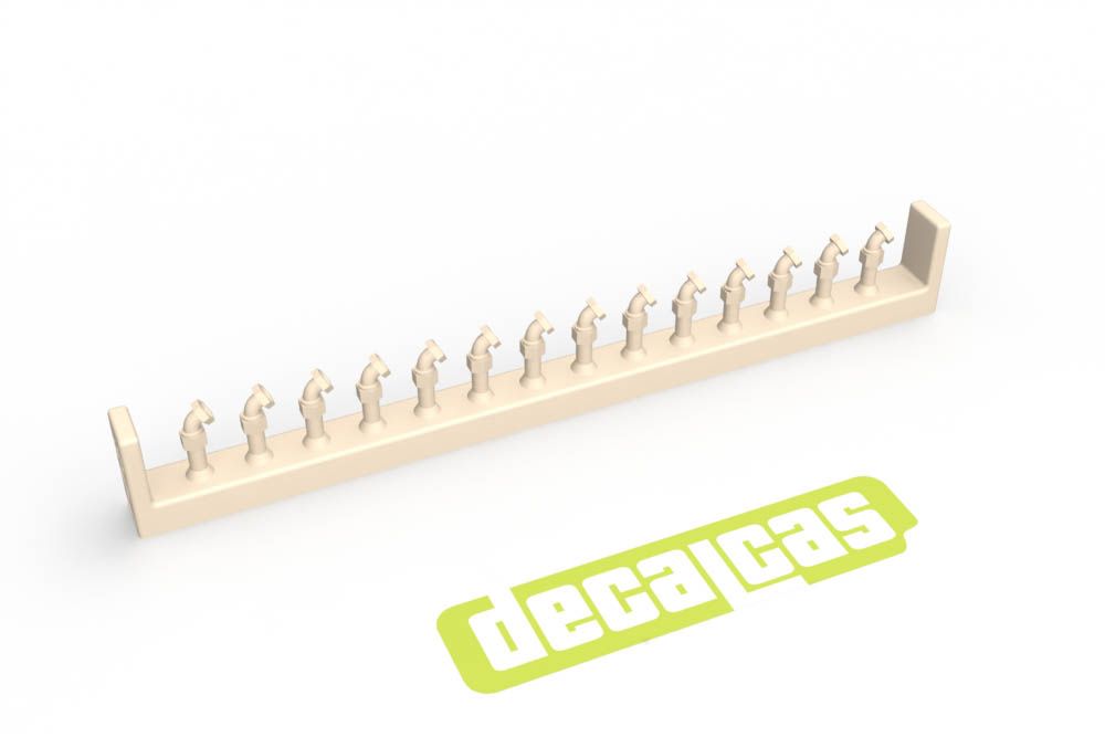 Decalcas PAR046 1,2mm Hose joints (Set 1)