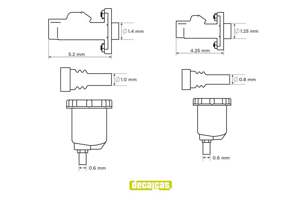 Decalcas PAR049 1/24 1/20 Brake system: Master cylinder and reservoir