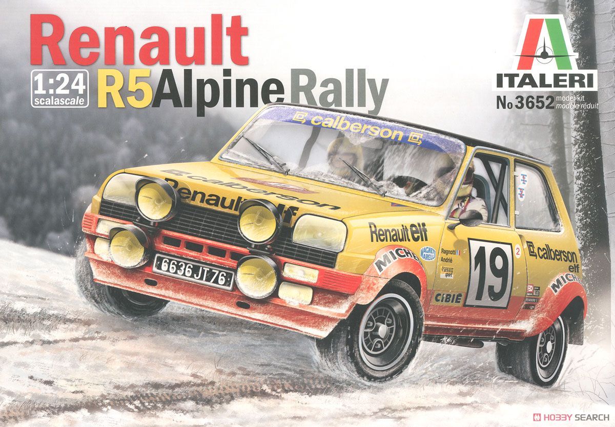 Italeri 3652 Renault R5 Alpine Rally