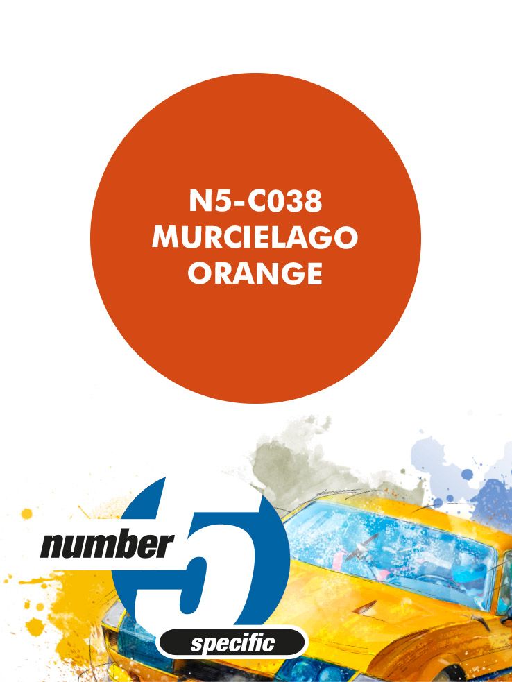 Number 5 N5-C038 Murcielago Orange