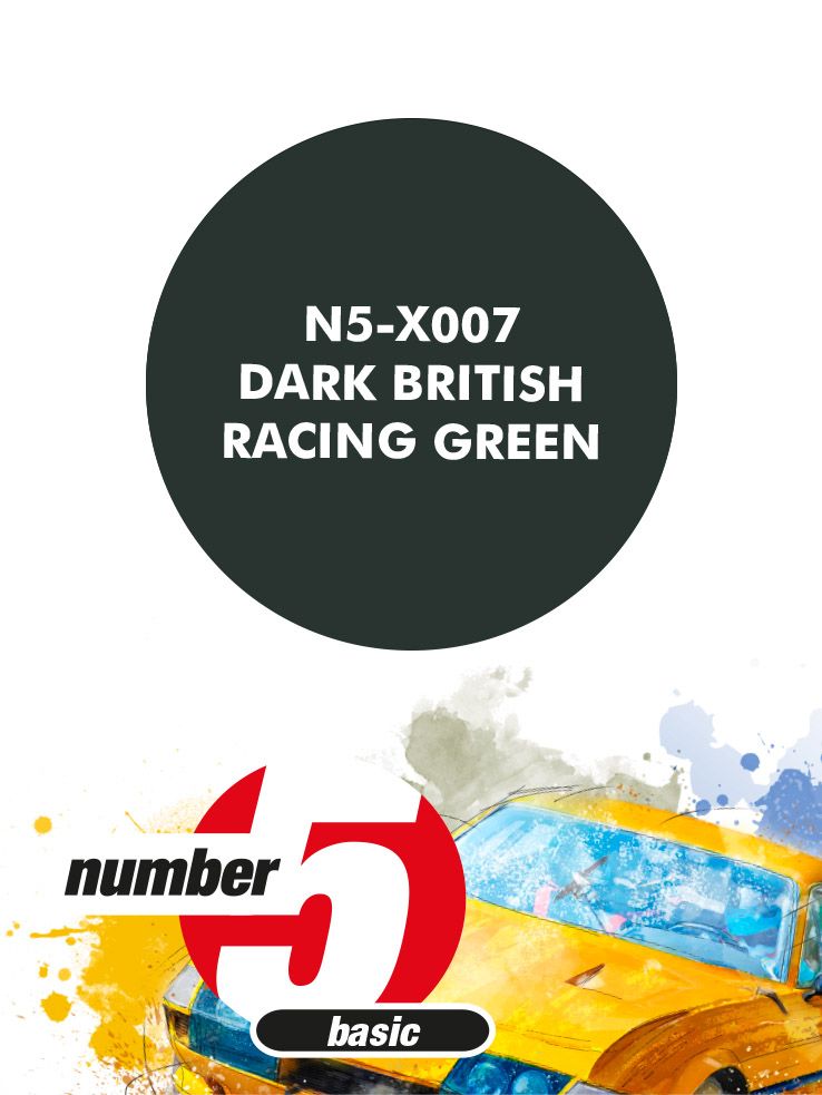 Number 5 N5-X007 Dark British Racing Green