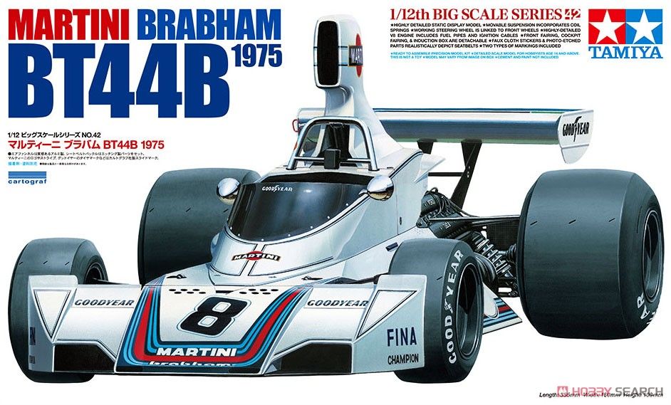 Tamiya 12042 Martini Brabham BT44B 1975