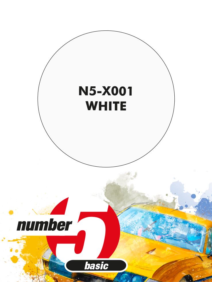 Number 5 N5-X001 White