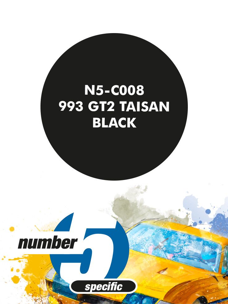 Number 5 N5-C008 993 GT2 Taisan Black