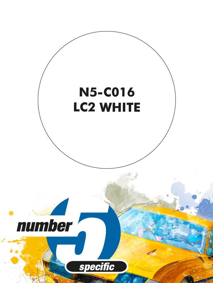 Number 5 N5-C016 LC2 White