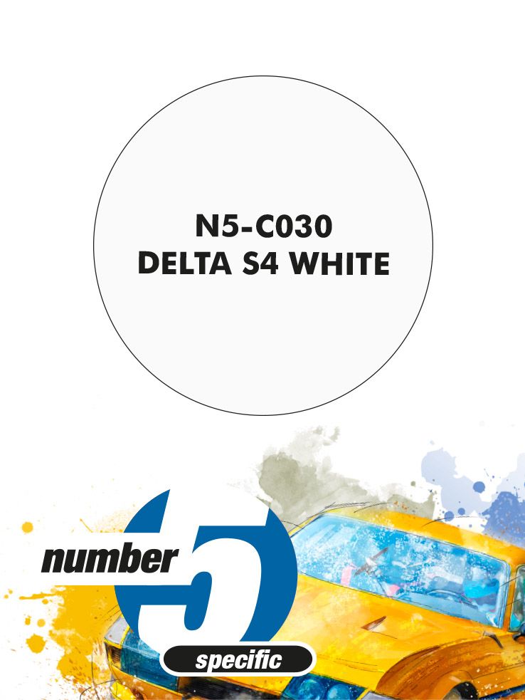 Number 5 N5-C030 Delta S4 White