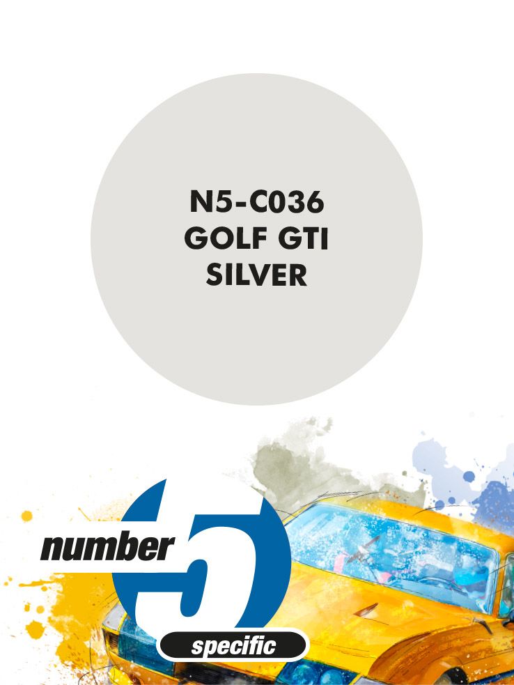 Number 5 N5-C036 Golf Gti Silver