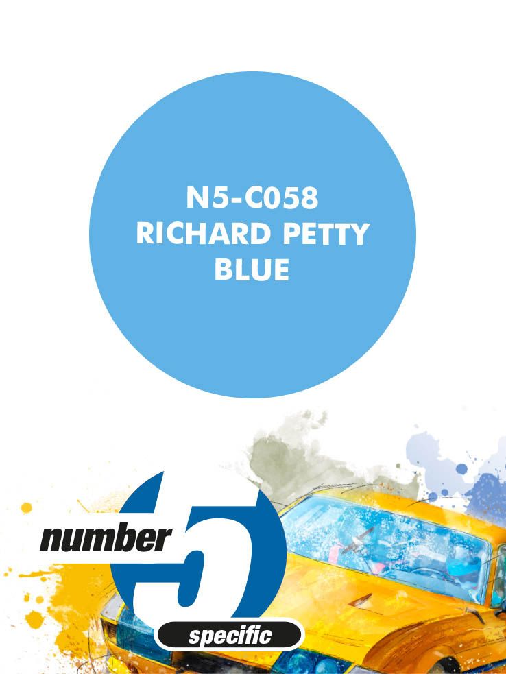 Number 5 N5-C058 Richard Petty Blue
