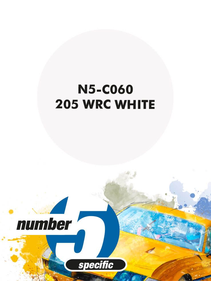 Number 5 N5-C060 205 WRC White