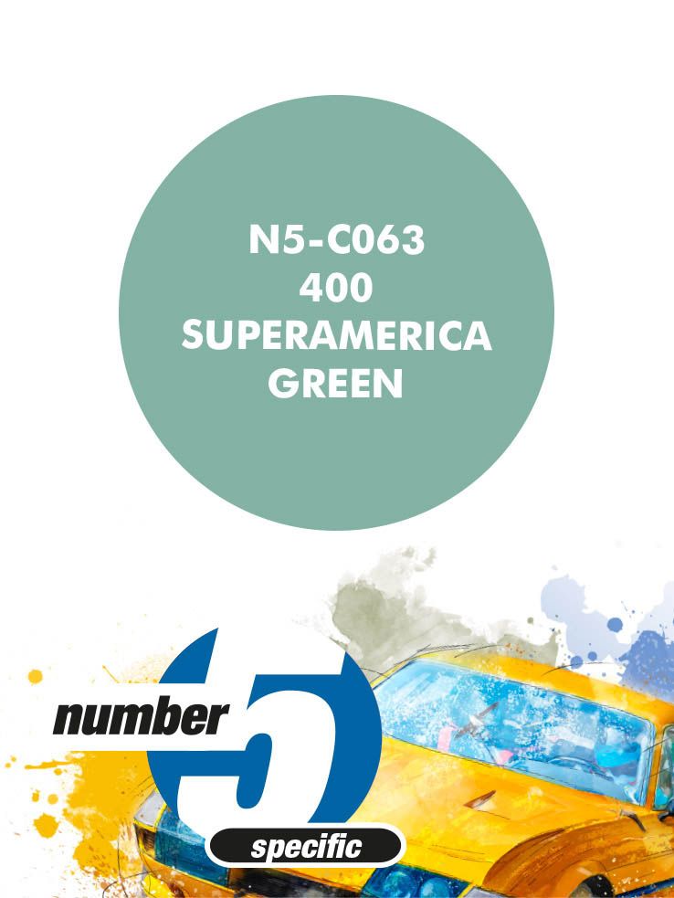 Number 5 N5-C063 400 Superamerica Green