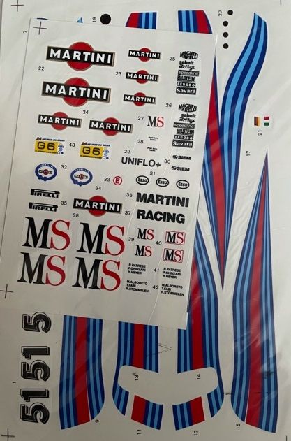 Little Garage LG06 Lancia Group-6 1982 Le Mans Martini Racing Little Garage LG06 Lancia Group-6 1982 Le Mans Martini Racing