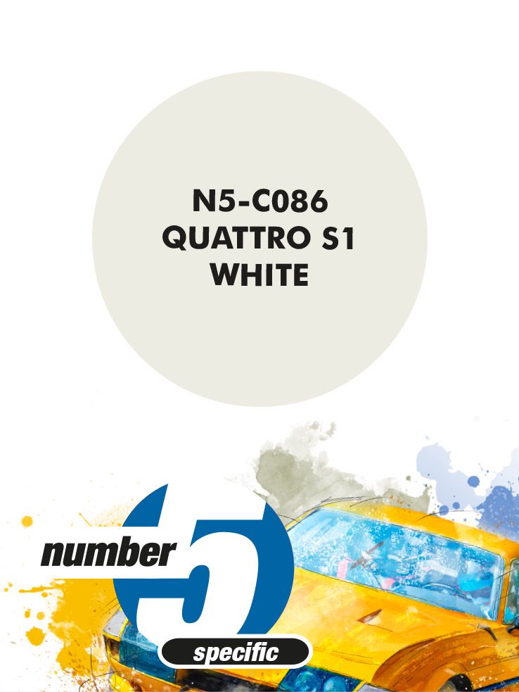 Number 5 N5-C086 Quattro S1 White