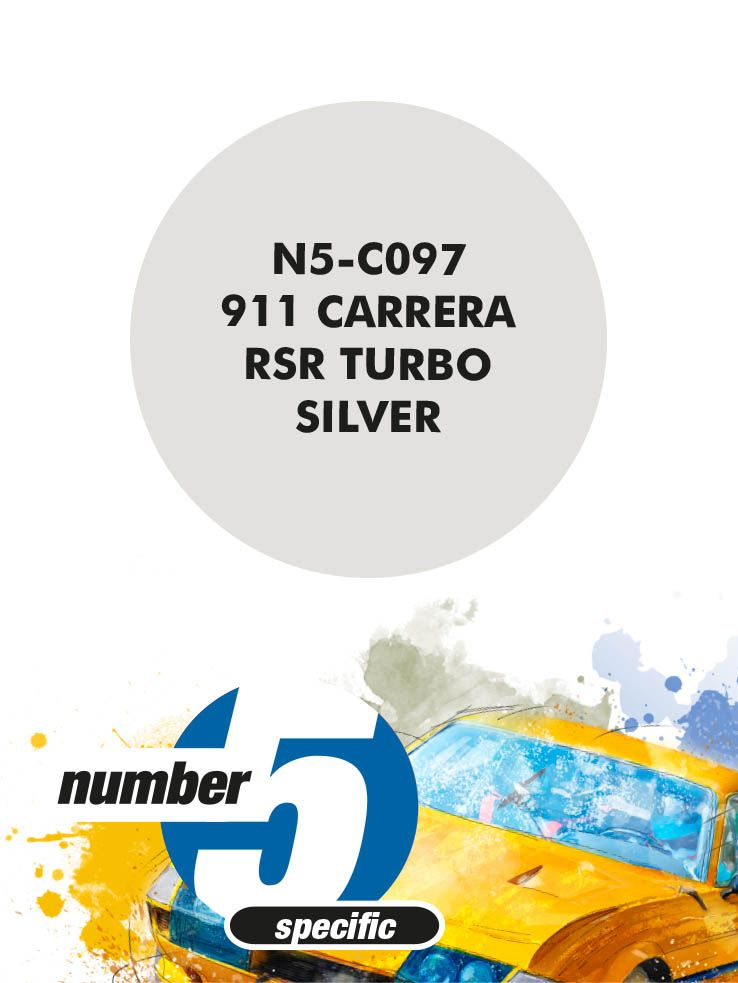 Number 5 N5-C097 911 Carrera RSR Turbo Silver