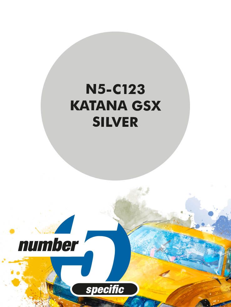 Number 5 N5-C123 Katana GSX Silver