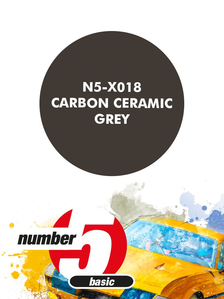 Number 5 N5-X018 Carbon Ceramic Grey