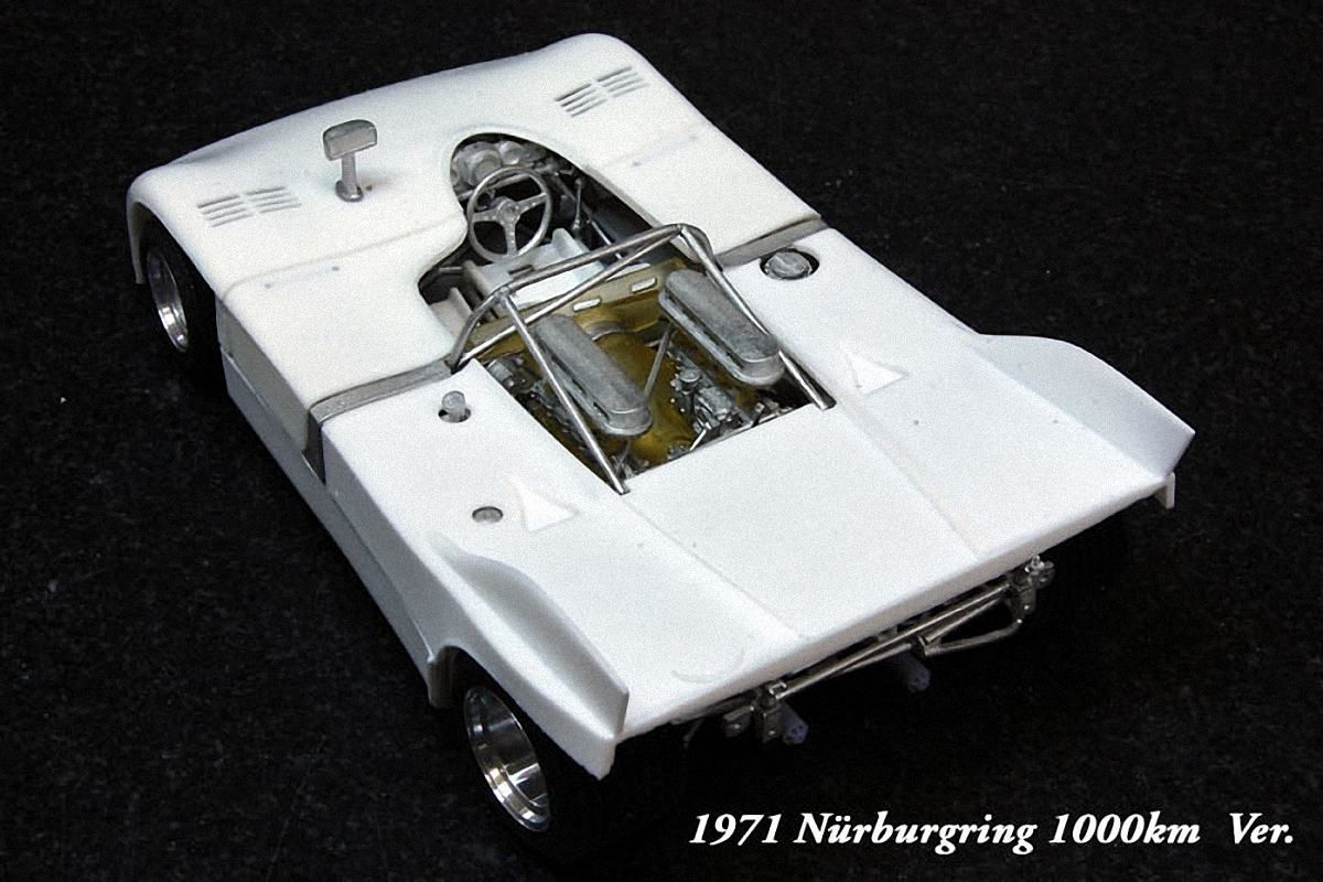 Model Factory Hiro K-375 Porsche 908/3 Ver. F #4 Martini Racing Nürburgring 1000 km 1971