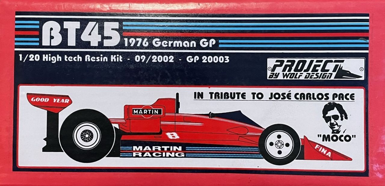Wolf Design GP20003 Brabham BT45 Martini 1976 #7 Carlos Reutemann - #8 Carlos Pace Wolf Design GP20003 Brabham BT45 Martini 1976 #7 Carlos Reutemann - #8 Carlos Pace