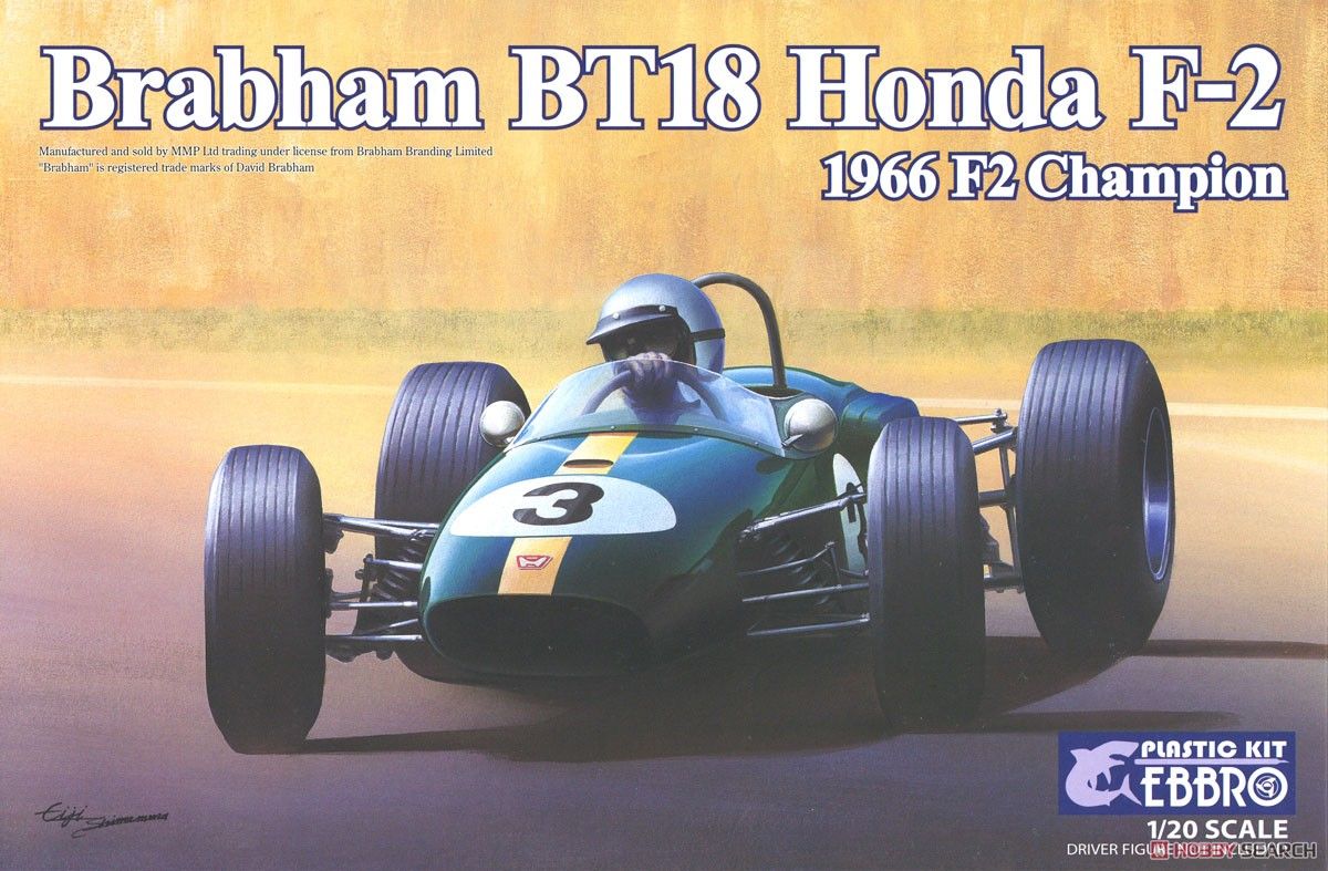 EBBRO 20022 Brabham Honda BT18 F2 1966 Champion