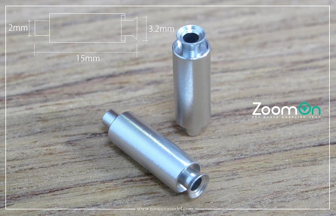 ZoomOn ZT023S Universal metal exhaust (S size)