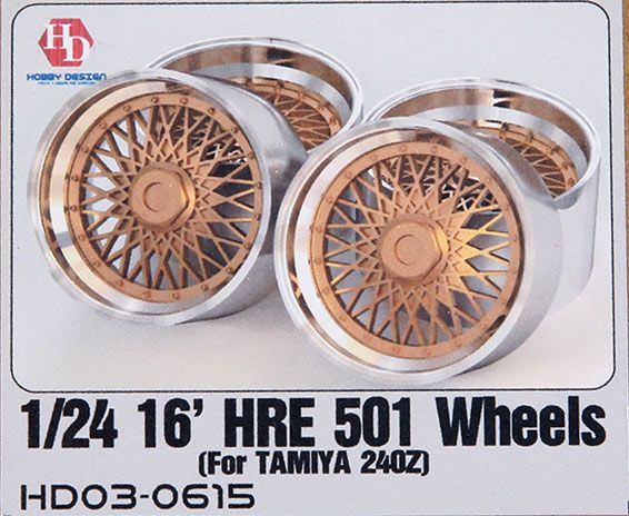 Hobby Design HD03-0615 16' Hre_501 Wheels For Tamiya 240Z