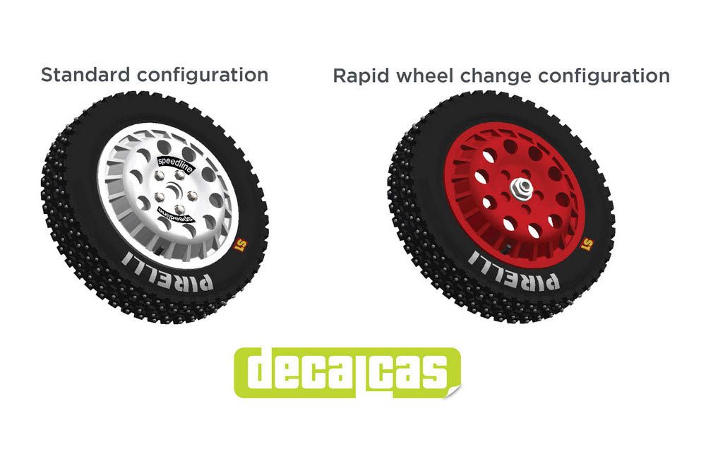 Decalcas PAR052 Speedline snow wheels set