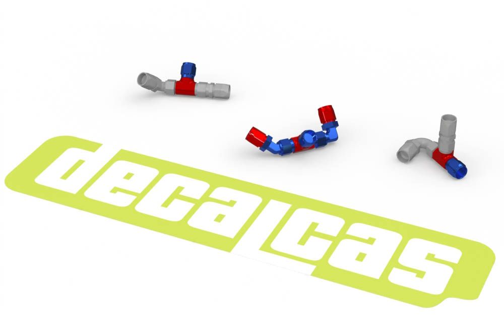Decalcas PAR061 0.8mm Hose joints set 3