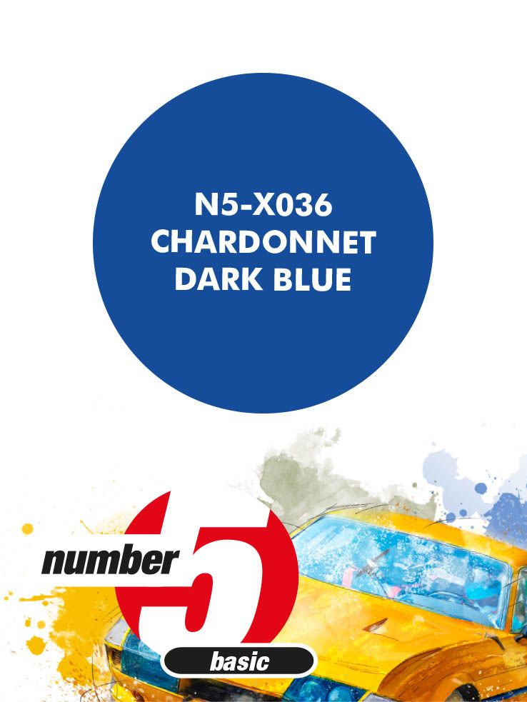 Number 5 N5-X036 Chardonnet Dark Blue