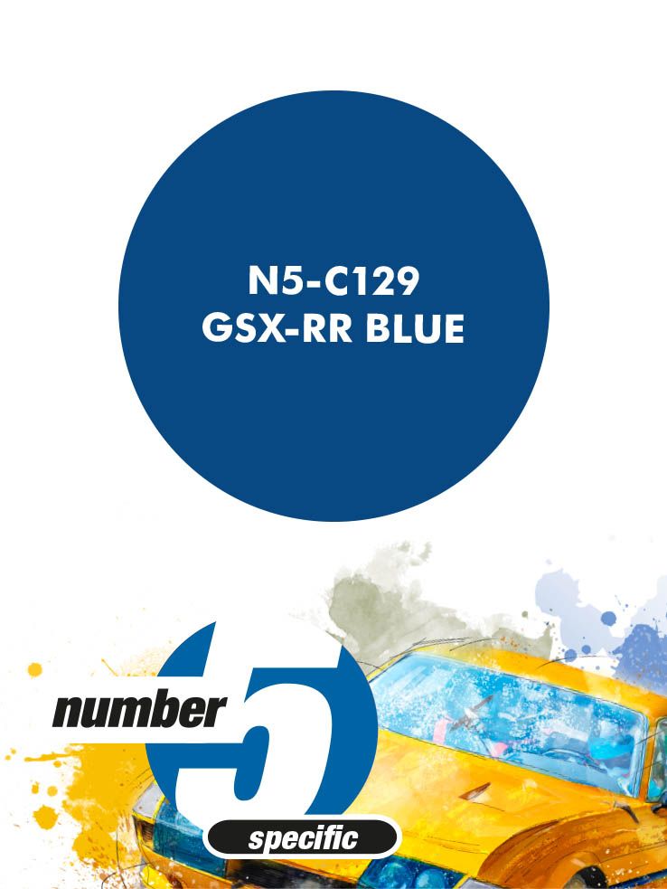 Number 5 N5-C129 GSX-RR Blue