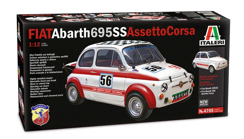 Italeri 4705 1/12 Fiat Abarth 695SS Assetto Corsa 2in1