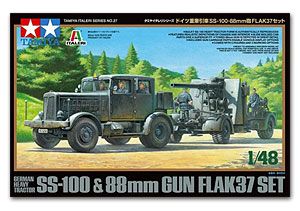 Tamiya 37027 SS-100 & 88mm Gun Flak37 Set