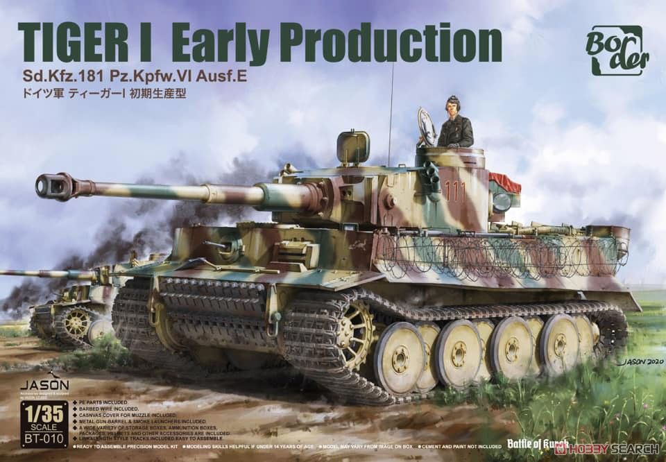 Border Model BT010 Tiger I Early Production Sd.Kfz.181 Pz.Kpfw.VI Ausf.E