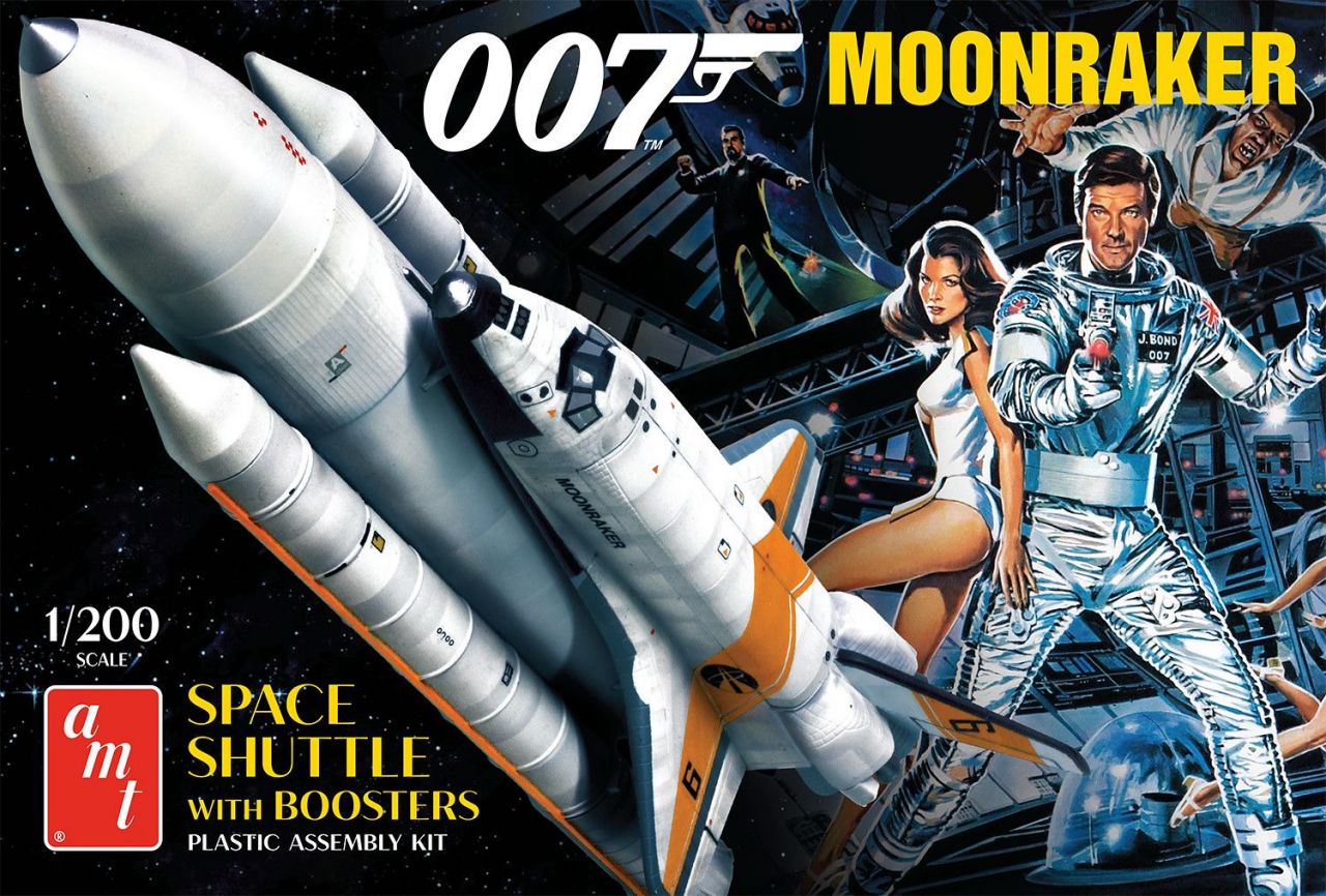 AMT 01208 Moonraker Space Shuttle with Boosters (James Bond)