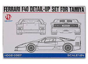 Hobby Design HD02-0327 Ferrari F40 Detail-UP Set For Tamiya