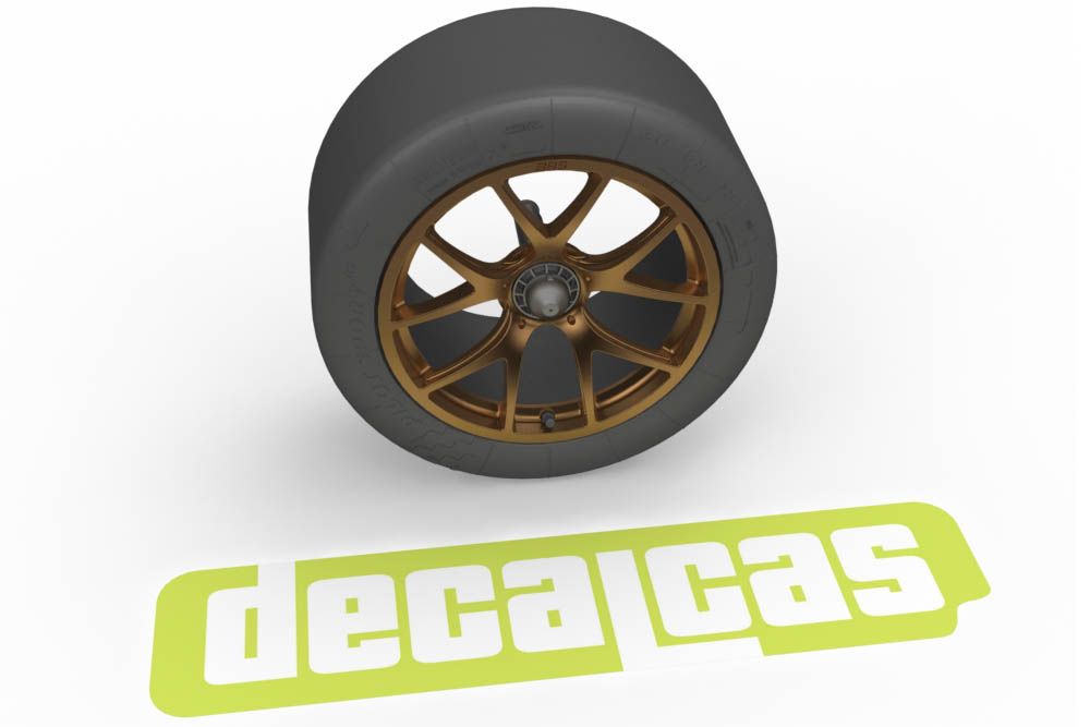 Decalcas PAR062 BMW M8 GTE - BBS rim + Michelin tyres