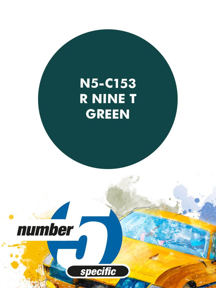 Number 5 N5-C153 R NineT Green